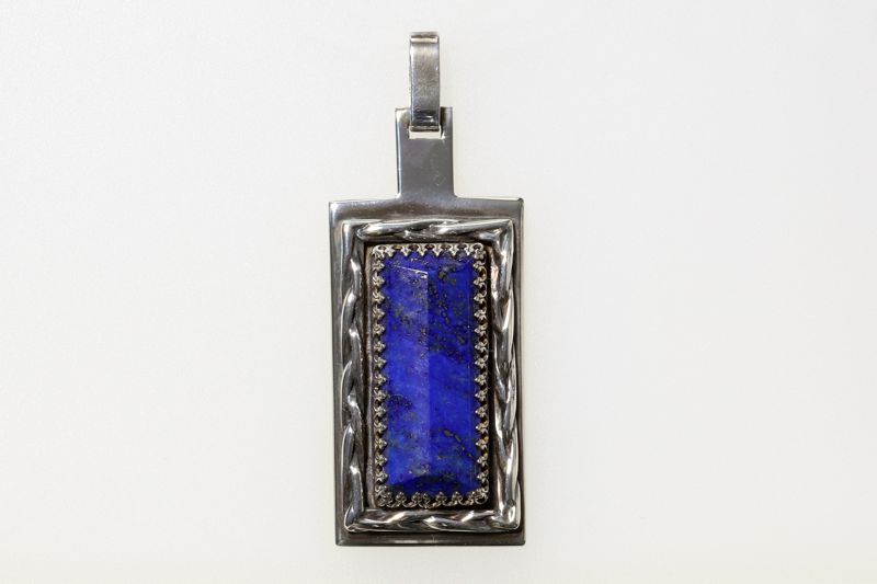 Lapis Lazuli/ss Pendants
